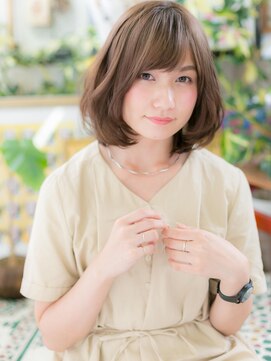 カバーヘア イヴ 戸頭店(COVER HAIR EVE) *EVE戸頭*斜めバングが大人かわいい♪ナチュラルボブa