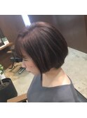 ご自宅での再現性の高い、丸い感じの愛されボブ♪