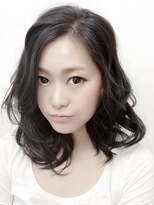 アットウィルヘアー(at will hair) 3Dグレーアッシュ大人Mixウェーブ/アッシュブラウン