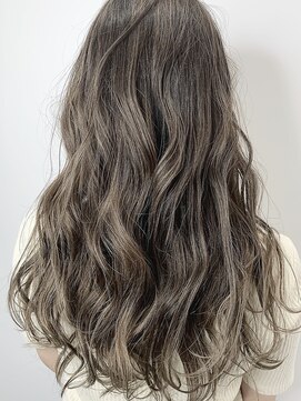 リグフクオカ(L.I.G fukuoka) 【LI.G fukuoka】フォギーベージュハイライトデザインカラー