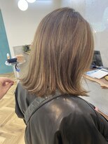 ロミー 本厚木(ROMMY.)&nbsp;赤み消しカラー/鎖骨の長さで作るロングボブ/ROMMY.本厚木