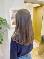 ロンドプランタン 恵比寿(Lond Printemps)&nbsp;〇ヘーゼルブラウン チャコールグレー ハッシュカット 髪質改善