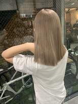 ラフ 難波店(LAFF)&nbsp;#黒髪#ボブルフ#ネビージュ#小顔#ワンレン