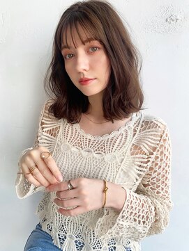 シエルバイアフロート(ciel by afloat) 〇ゆるふわミディアム モテヘアー 透明感カラー