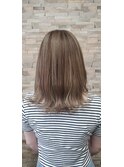 ハイライトロングボブ