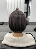 ★デザインカラー/レイヤーカット/ウェットヘアオリーブベージュ