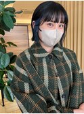 ブルーイヤリングカラー