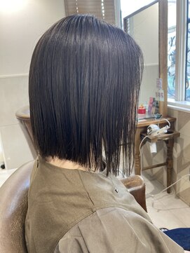 バブ バイネオリーブ(Bab by neolive) ▲ボブスタイル▼ 黒髪/小顔/ワンレン/ダークアッシュ