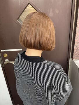 サロンドミルク 溝の口店(salon de MiLK) 20代30代40代/ボブ/ミニボブ/ベージュカラー［溝の口］