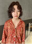 ジェンダーレス×パーマ bob