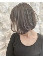 モアナ バイ ヘッドライト 沖縄豊見城店(Moana by HEADLIGHT)&nbsp;Moana【豊見城】#ベージュ#ミルクティー#大人可愛い#ボブ