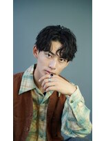 スキル(SKILL)&nbsp;【SKILL】ツーブロック刈り上げショートメンズパーマハイライト