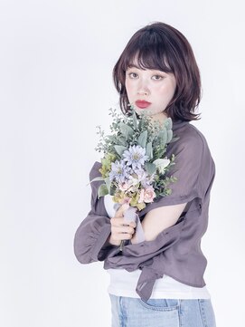 ブリング バイ スノードロップ 吉祥寺(BRING by Snowdrop) 黒髪/グレーベージュ/レイヤーロング/前髪パーマ/吉祥寺