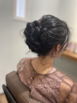 美容室エルカミノ パーティーアレンジ