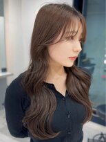 ラフ トウキョウ 薬院店(RAF TOKYO)&nbsp;韓国巻き/ヨシンモリ/グレージュ/顔周りカット［薬院］