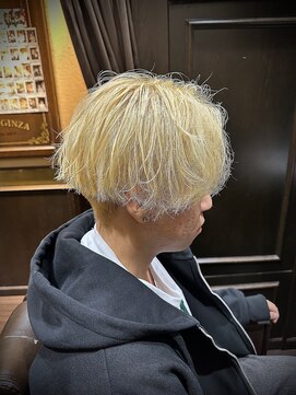 ヒロギンザバーバーショップ 大宮店(HIRO GINZA BARBER SHOP) センターパート 大宮