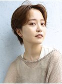 天神【BIRTH】小顔ハンサムショートカジュアルパーマ