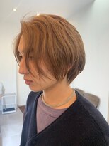 ネウィ ハウオリ 札幌駅前(newi hau'oli) メンズダークアッシュマッシュセンターパートニュアンスパーマ