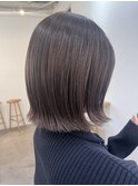 ロブ×ラベンダーブラウン