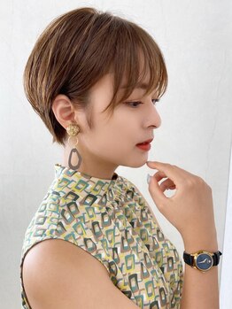 ムジン(MUJIN)の写真/一人ひとりの髪質や骨格を見極め、バランス×ショートを実現♪本物志向のサロンで理想のショートヘアへ☆
