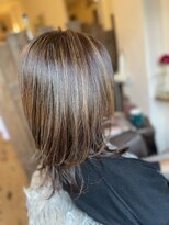 スノードロップ(SNOW DROP)&nbsp;40代50代ボブ×アッシュカラー白髪ぼかし！メッシュを！