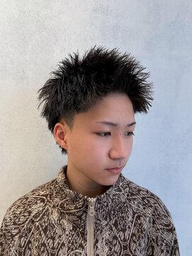 ルースト 西院店(ROOST) スパイキーショート×ピンパーマ