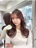 【ロングヘア　韓国ヘア　前髪あり　#31】#渋谷駅#韓国#髪質改善