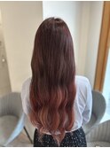 グラデーションカラー×チェリーピンク