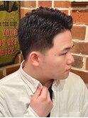 仙台 バーバー 七三分け