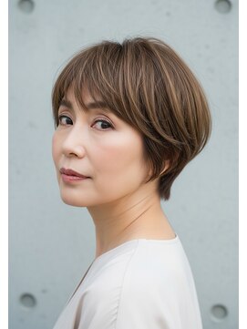 プラグ ヘアーデザイン 大名店(PLUG hair design) *ショートボブ/ショートヘア/脱白髪染め／白髪ぼかし/髪質改善