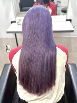 ロイオブジゼル(roi of GiseL) ブリーチ ダブルカラー ハイトーン ヴァイオレット 10代20代