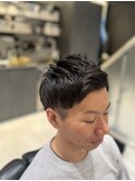 【麻布十番・六本木】アップバング/メンズショート/ビジネス