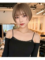 サンドパールス 仙台店(sand PALCE)&nbsp;髪質改善/大人ガーリー/似合わせカット/ショートボブ前髪/仙台