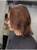 仙台ニュアンスパーマ緩めスパイラルパーマ毛流れセンターパート