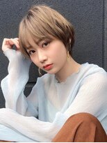 アージュ 久留米ゆめタウン店 ウルフショート 丸みショートボブ 顔周りカット