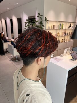 ステア ケース(stair case) ハイライトパーマ