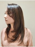 30代40代50代×ロングレイヤー×イノアカラー