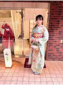 振袖着付け、ヘアーメイク