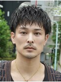 大人波巻きツイストスパイラルリバースセンターパート渋谷
