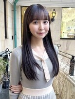ラグーン 原宿 表参道(LAGOON) 美髪ストレート30代40代50代髪質改善前髪カット顔まわりカット