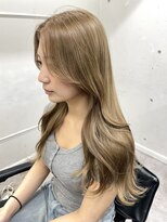 シーン(seen)&nbsp;【ミルクティーベージュ】くびレイヤーオリーブベージュブラウン
