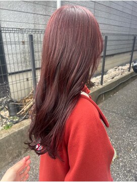 テーラヘアー 蘇我2号店(TELA HAIR) チェリーレッド