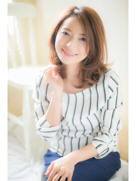 モッズ ヘア 福岡姪浜店(mod's hair) 洗練されたきちんと感 <大人女子ミディ>