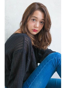 リリアン 青山(relian) チョコレートブラウンで艶ロング☆relian青山