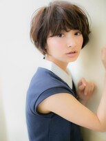 ブルー(BLUE)&nbsp;*CUORE水戸*…大人かわいい《等身大の》ラフマッシュボブb