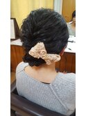 結婚式 クルリンパ サイドアップ(^-^)