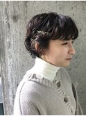 顔馴染みの良いショートパーマ 【 uiic umeda rira 】