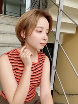 ロンド ストラーダ 心斎橋(Lond strada)&nbsp;ショート×ハイライト白髪ぼかし×愛され似合わせカット[心斎橋]