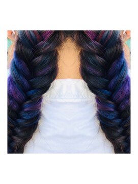 ヘアーサロン ウノ 新百合ヶ丘(hair salon UNO) ユニコーンカラー/ブルーグレージュ/ネイビーグレー