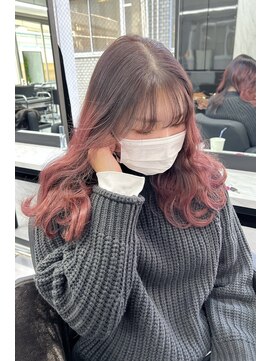 リア 大阪梅田(Ria) ~バレイヤージュ風 ピンクベージュ~ 【Ria 大阪 梅田】